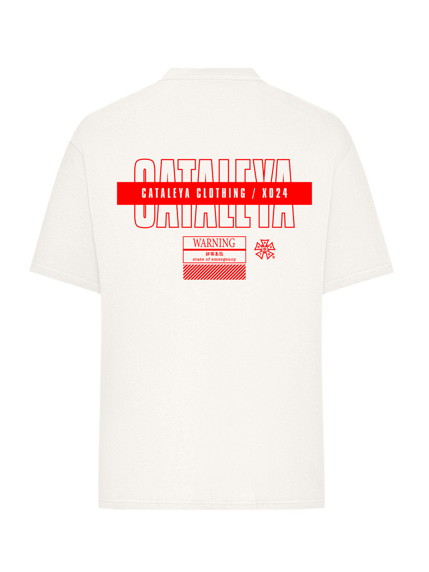 CC Warning Tee Offwhite