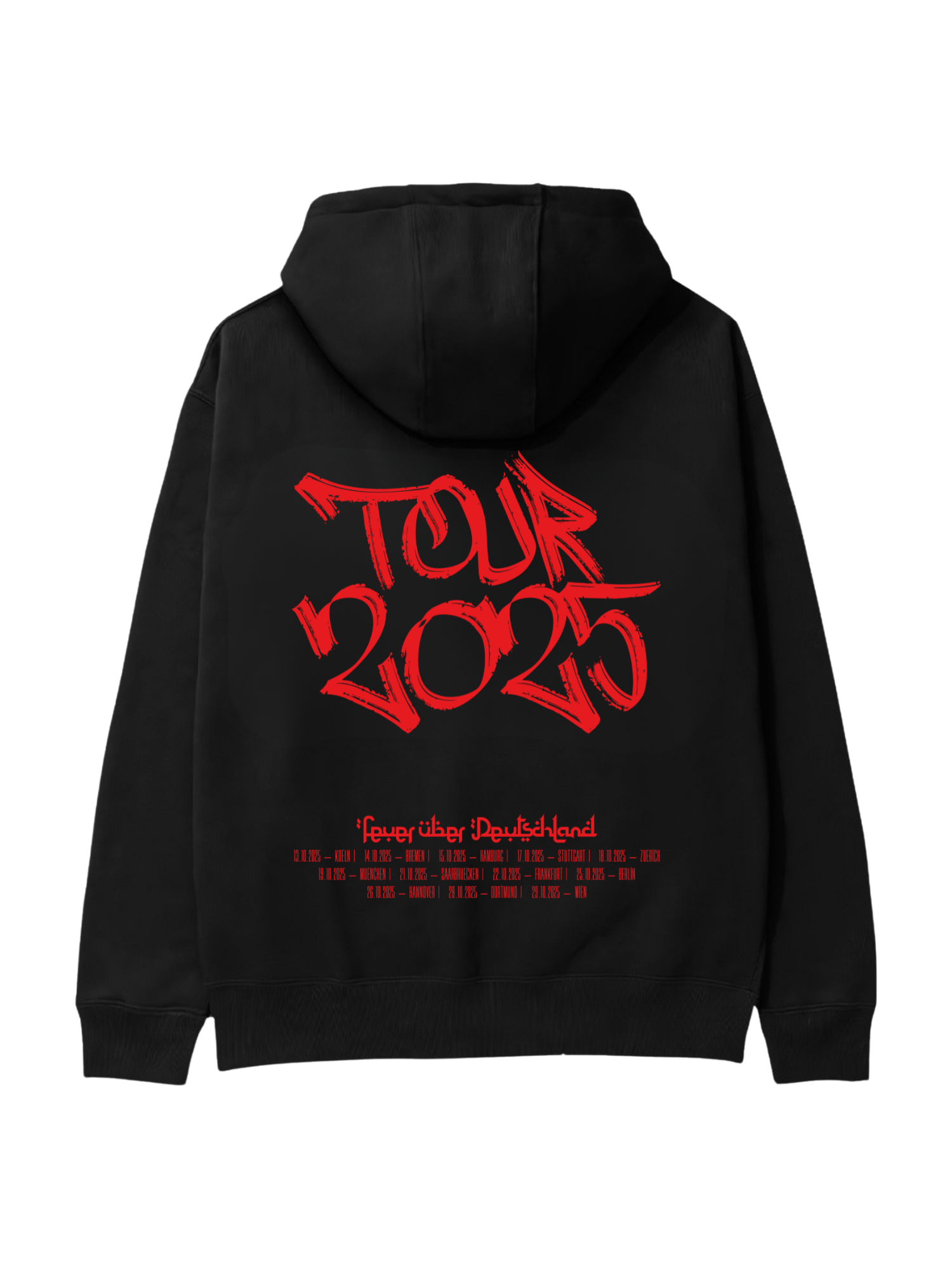 Tourhoodie Schwarz