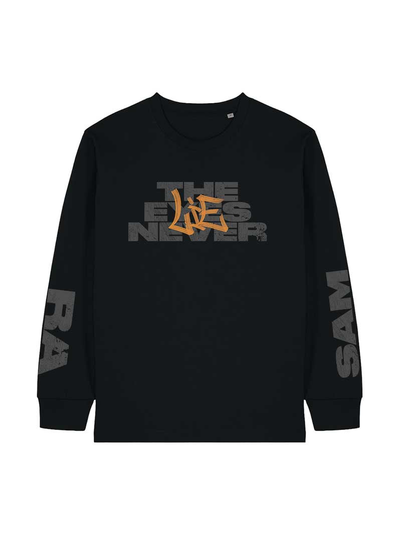 LONGSLEEVE EYES STAY HONEST / BLACK